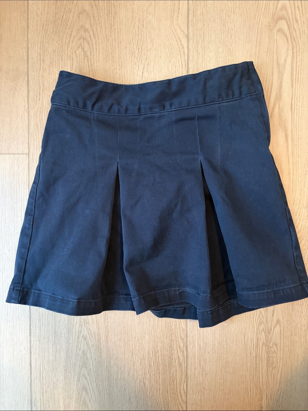 Cat & Jack Navy Pleated Uniform Skort
